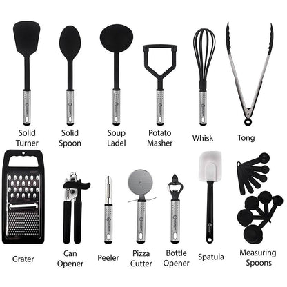 23-Pieces: Cooking Utensils Set DailySale