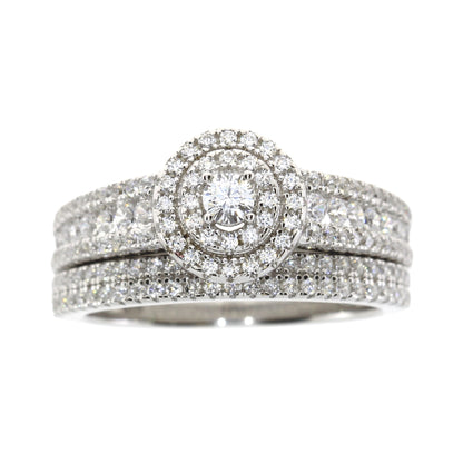 Natural Cubic Zirconia CZ SS Bridal Sterling Silver Bids.com