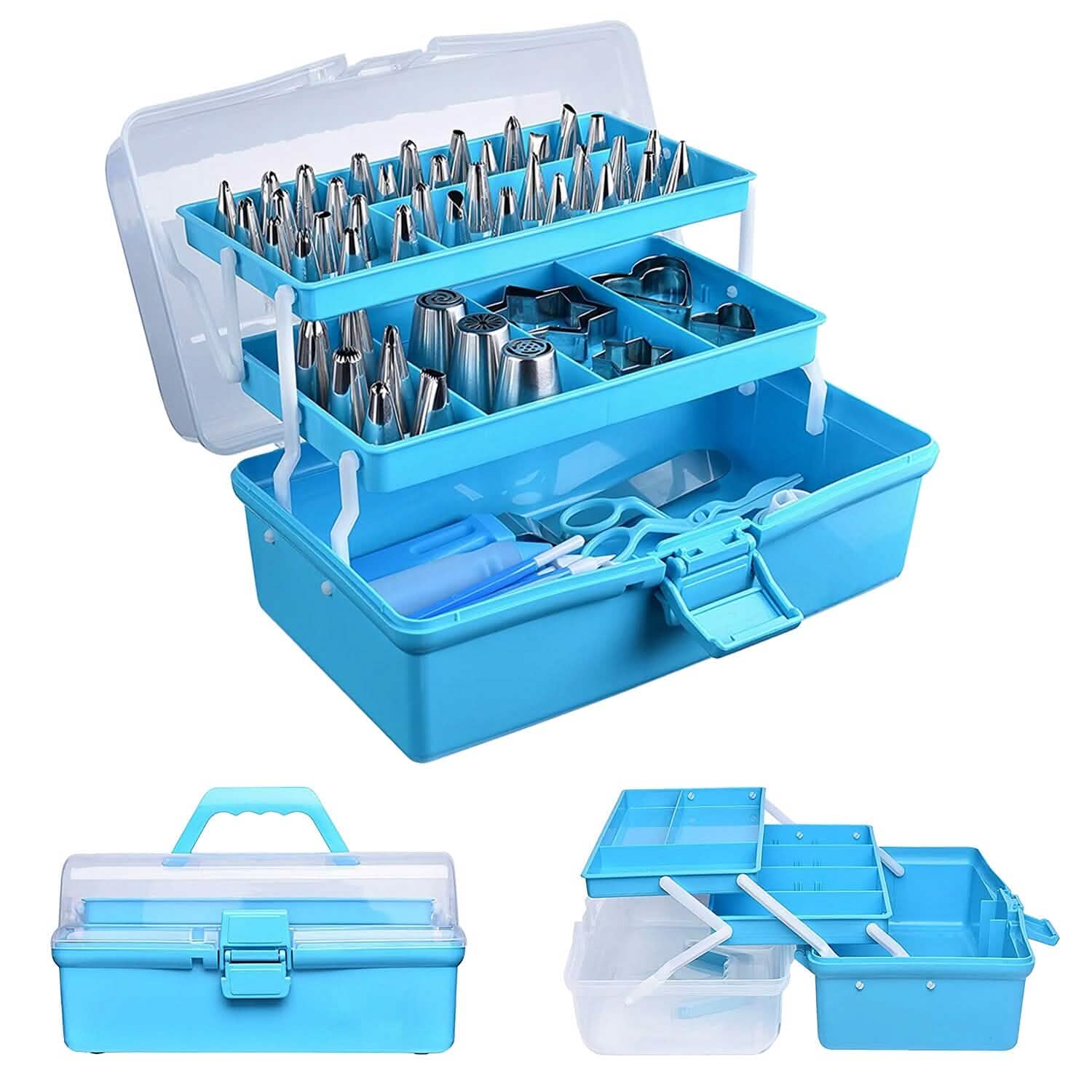 236-Pieces: Cake Decorating Kit Baking Tool with Piping Tips Couplers DailySale