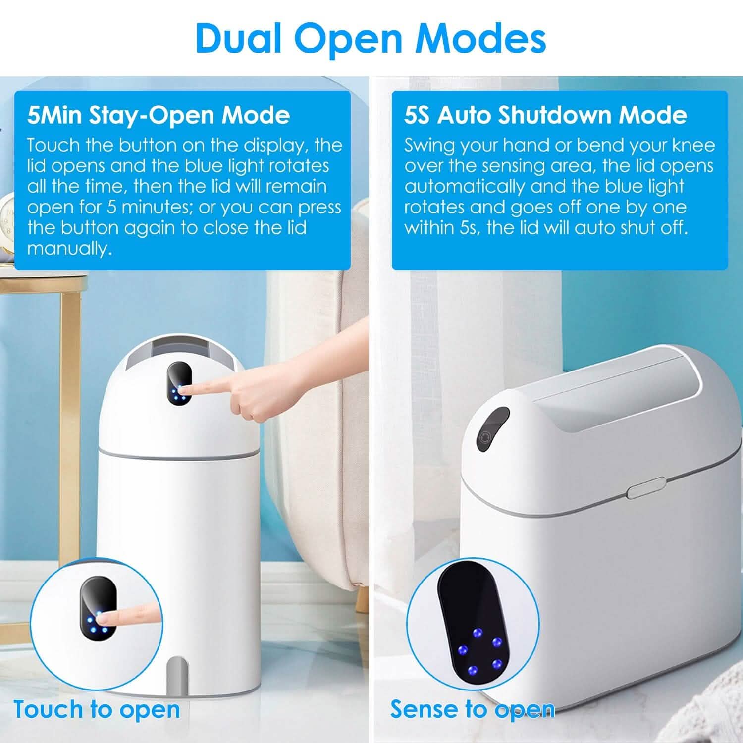 2.38 Gal/9L  Automatic Trash Can DailySale