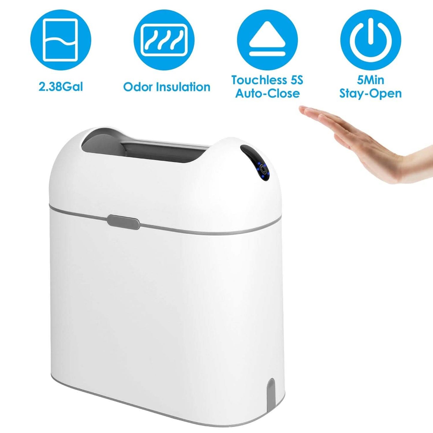 2.38 Gal/9L  Automatic Trash Can DailySale
