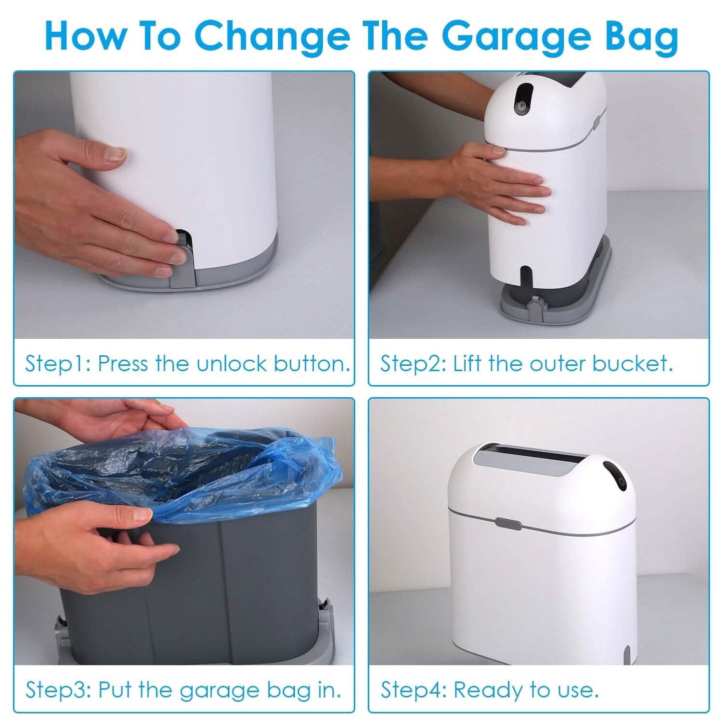 2.38 Gal/9L  Automatic Trash Can DailySale