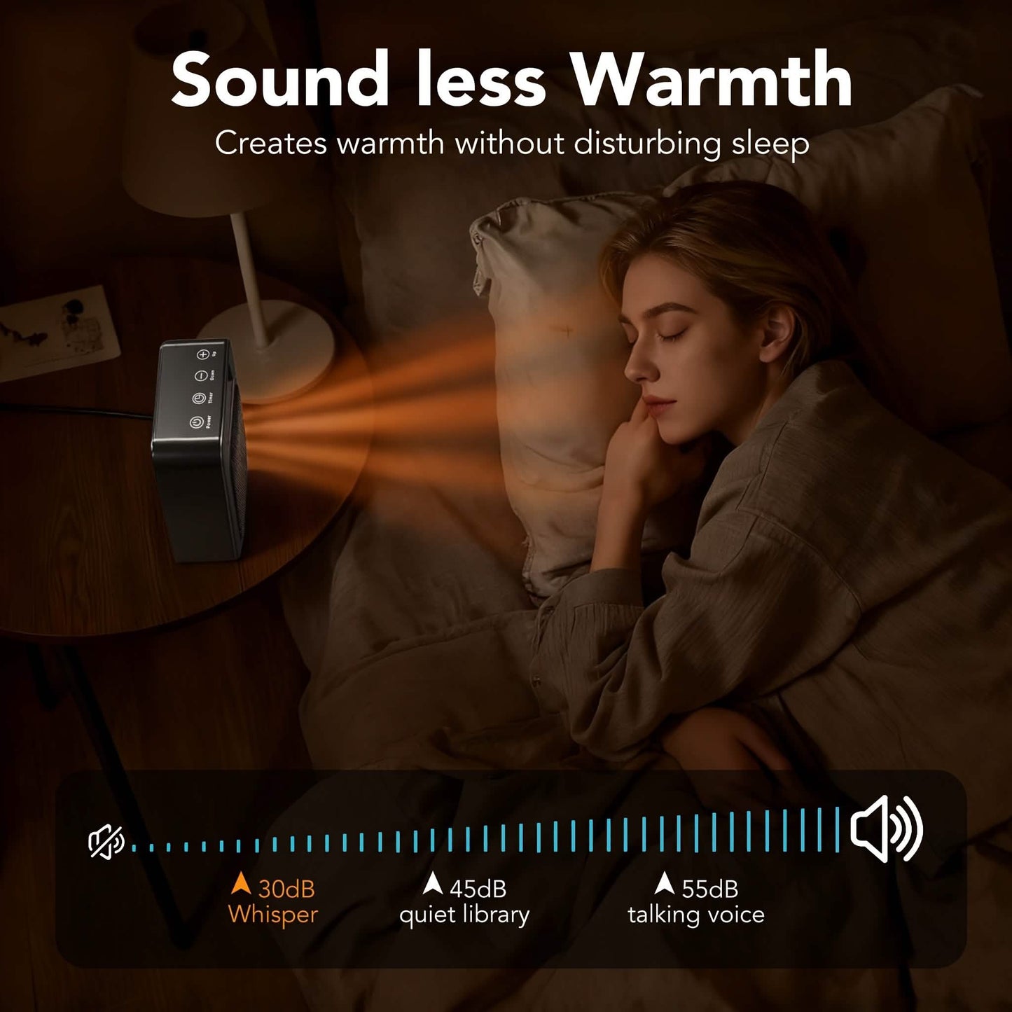 Space Heater for Indoor Use – 1500W Ceramic with Remote & Timer DailySale