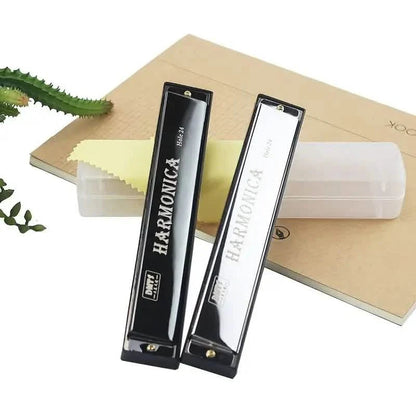 24 Hole Harmonica Mouth Metal Organ DailySale