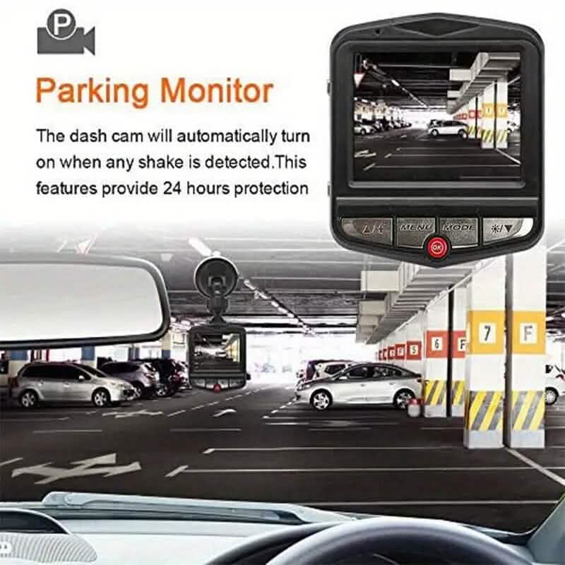 2.4-Inch Black Full HD 1080P Resolution Dashcam DailySale