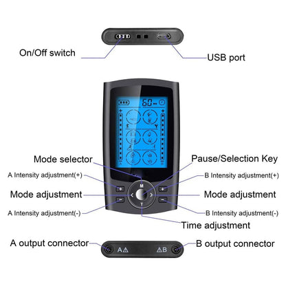 24 Modes Muscle Stimulator for Pain Relief Therapy DailySale