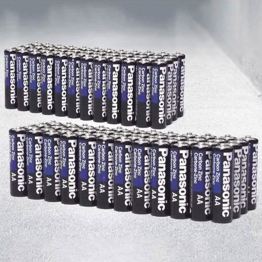 24 or 48 Pack: Panasonic AAA or AA Carbon Zinc Batteries DailySale