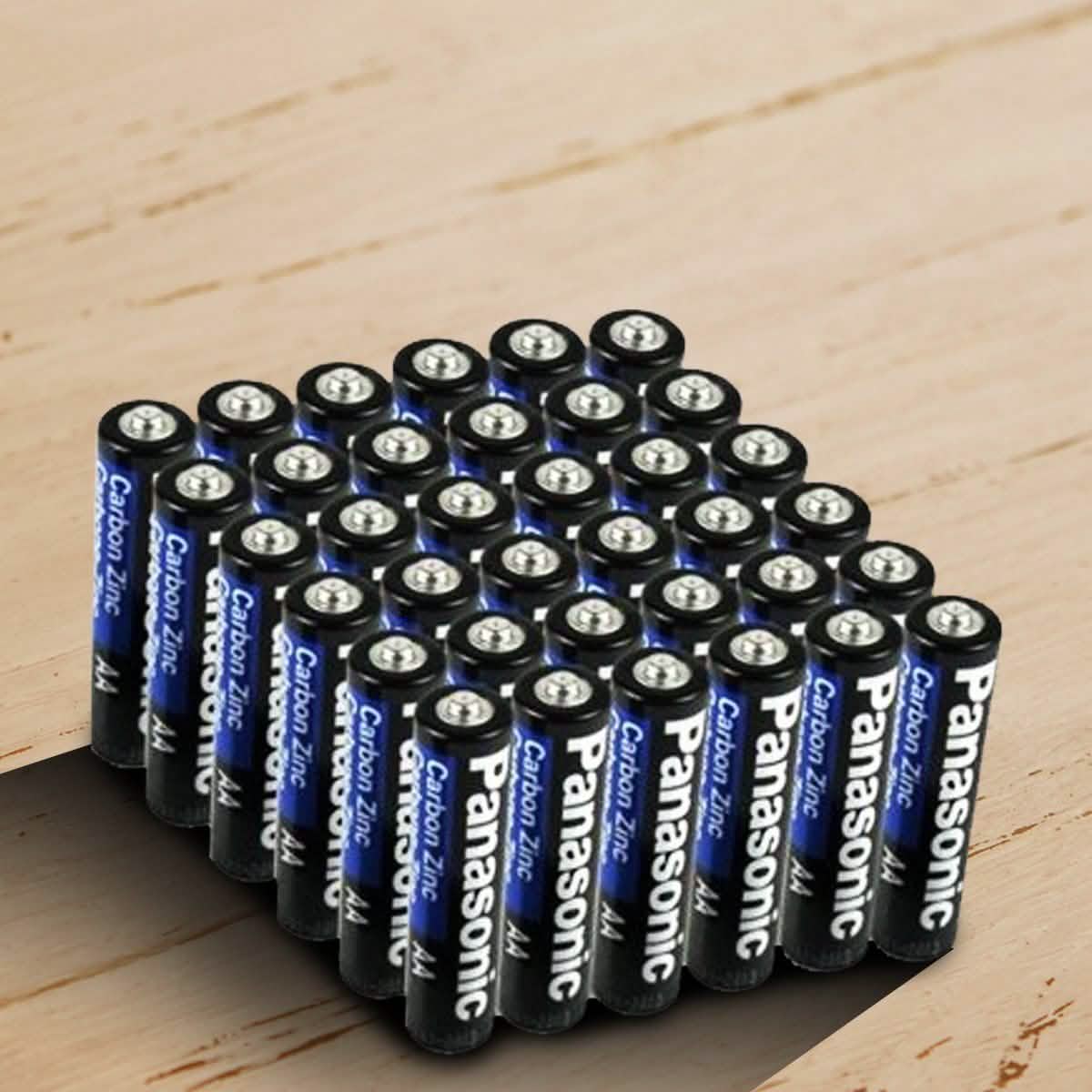 24 or 48 Pack: Panasonic AAA or AA Carbon Zinc Batteries DailySale