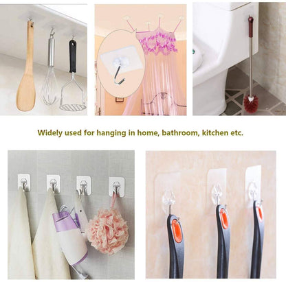24-Pack: Adhesive Hooks Kitchen Wall Hooks DailySale
