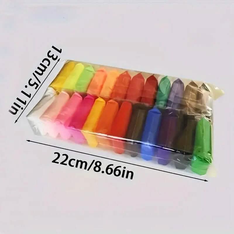 24-Pack: Colored Air Dry Clay DailySale
