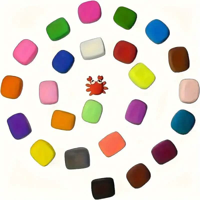 24-Pack: Colored Air Dry Clay DailySale