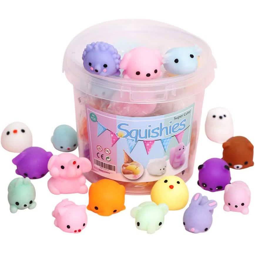 24-Pack: Kids Mochi Squishy Toy with Storage DailySale