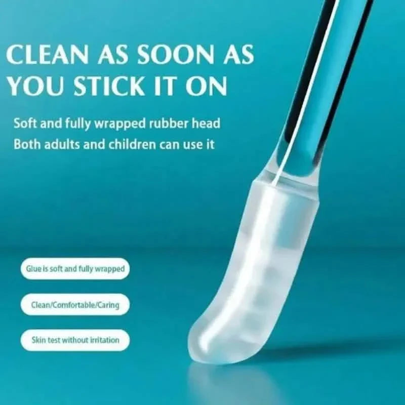 24-Pack: Soft Silicone Disposable Adhesive Ear Cleaning Sticks DailySale