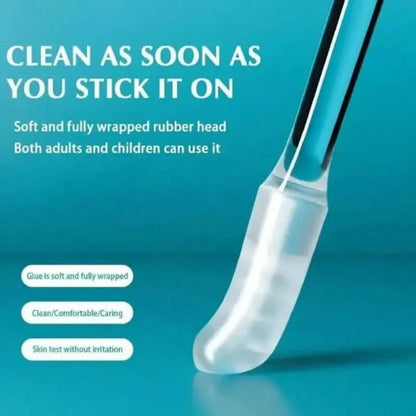 24-Pack: Soft Silicone Disposable Adhesive Ear Cleaning Sticks DailySale