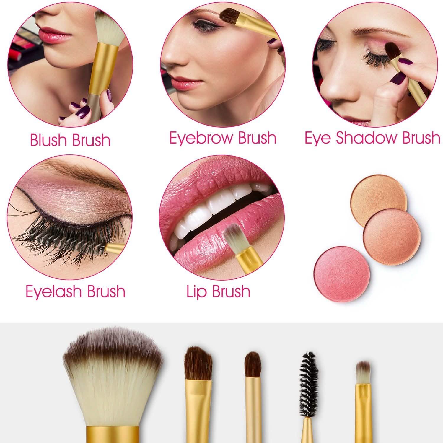 24-Piece: Makeup Brushes Set DailySale