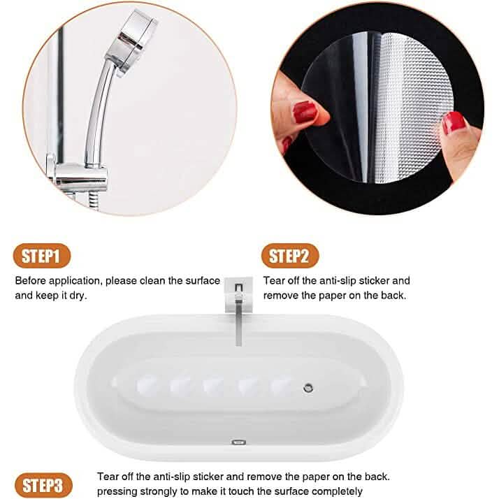 24-Piece: Non-Slip Bathtub Stickers DailySale