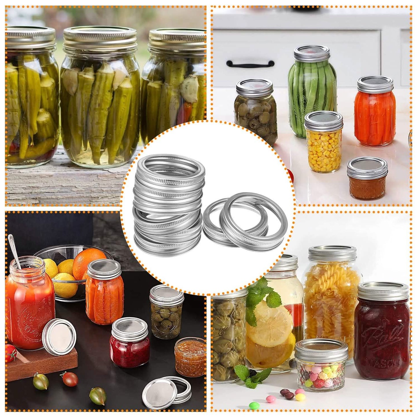 24-Piece: Regular Mouth Canning Jar DailySale