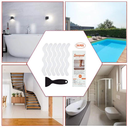 24-Piece: Safe Tub Strips Adhesive Non-Slip Shower Stickers Set DailySale