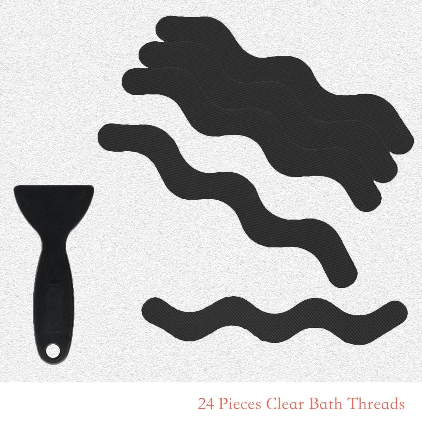 24-Piece: Safe Tub Strips Adhesive Non-Slip Shower Stickers Set DailySale