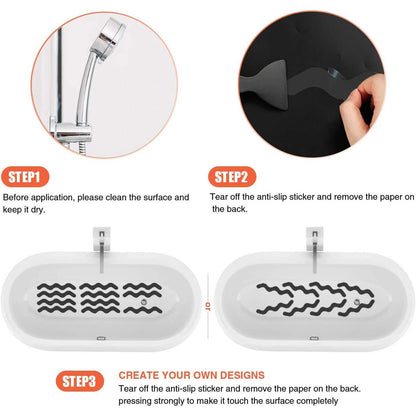 24-Piece: Safe Tub Strips Adhesive Non-Slip Shower Stickers Set DailySale