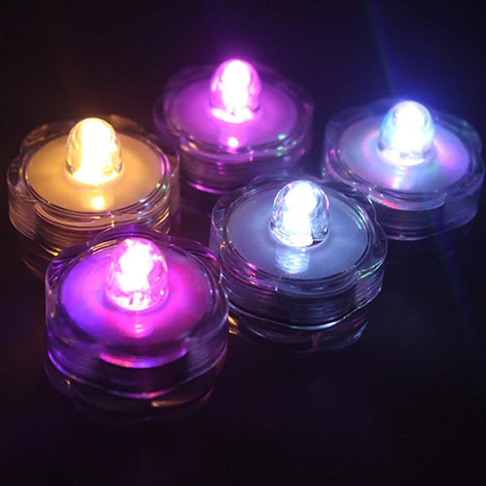 24-Piece: Submersible RGB LED Tea Light Candle DailySale