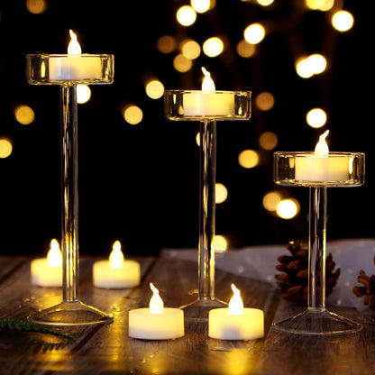 24-Piece: Warm White LED Tealight Candles DailySale