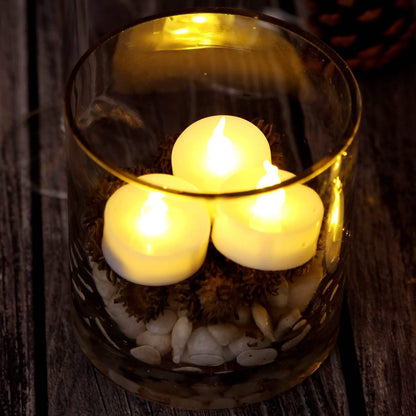 24-Piece: Warm White LED Tealight Candles DailySale
