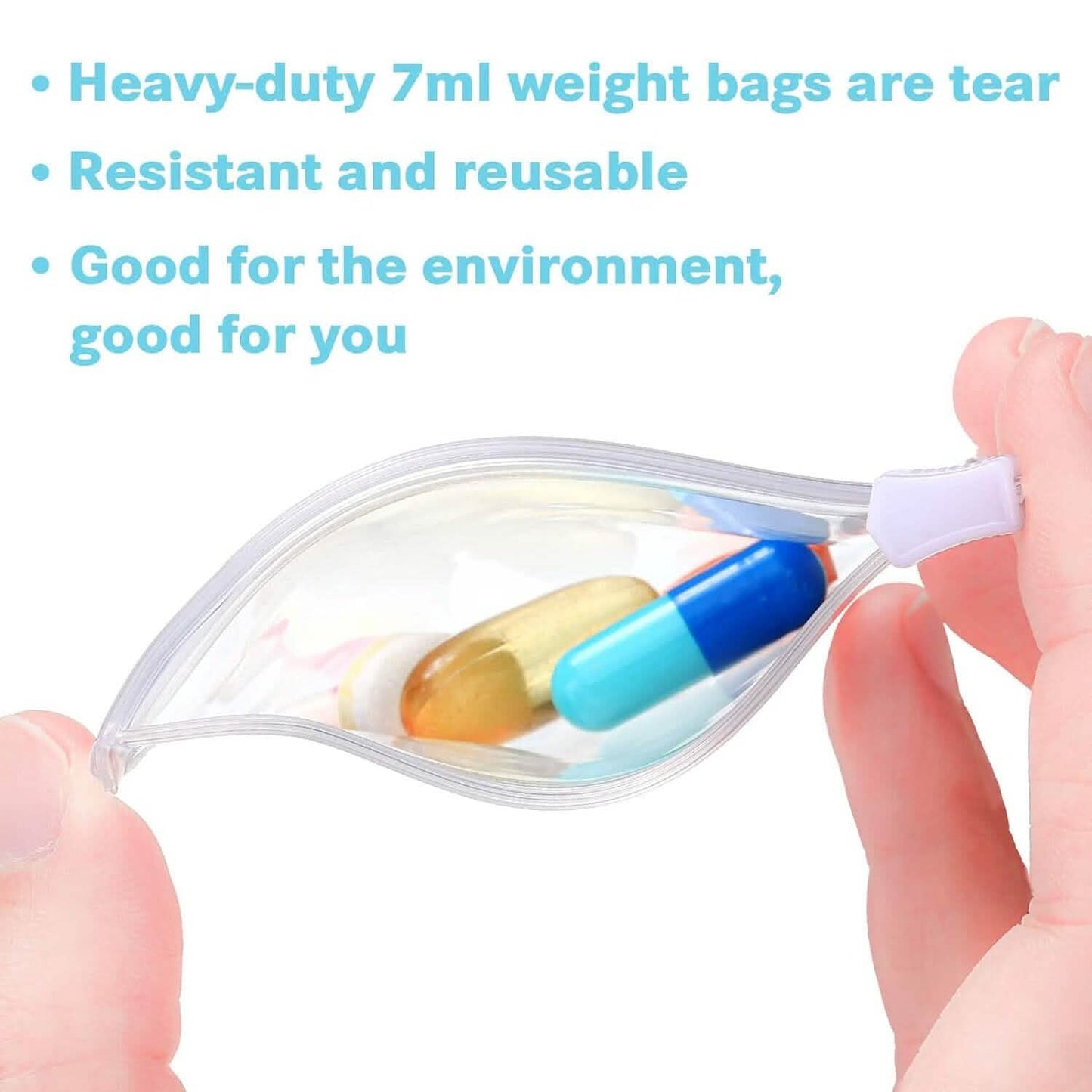 24-Piece: Zippered Pill Pouch Bags DailySale