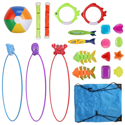 24-Pieces: Diving Toys Swimming Pool for Aged 3+ Years Old DailySale