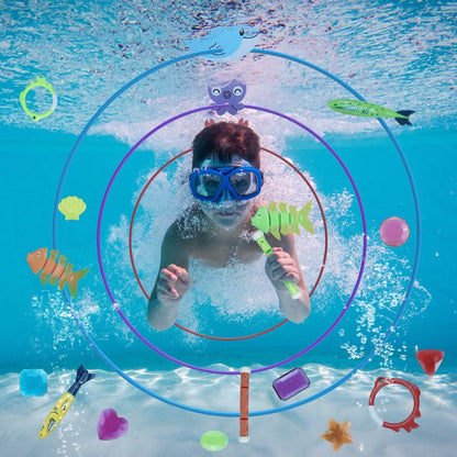 24-Pieces: Diving Toys Swimming Pool for Aged 3+ Years Old DailySale