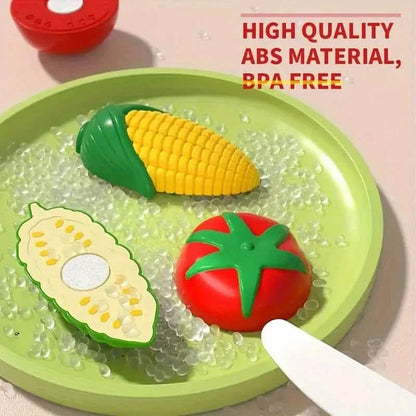 24-Pieces: Fun Food Cutting, Fruit and Vegetable Toys DailySale