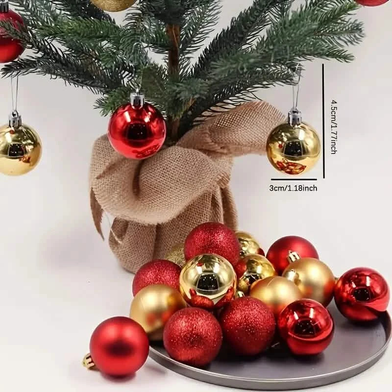 24-Pieces: Sparkling Christmas Balls DailySale