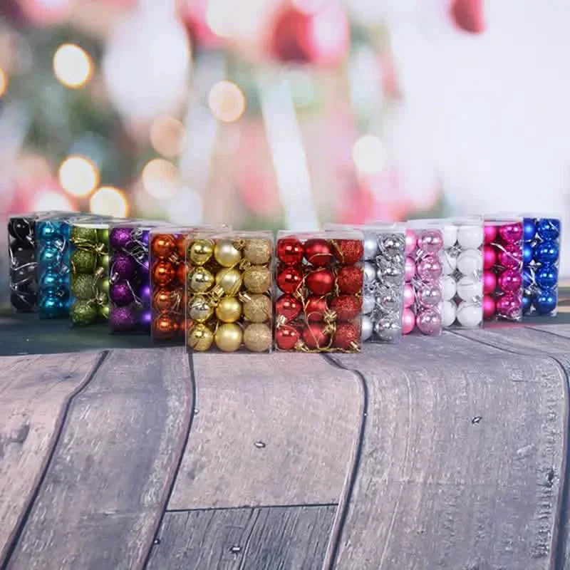 24-Pieces: Sparkling Christmas Balls DailySale