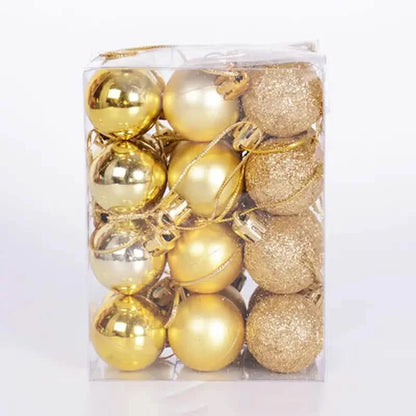 24-Pieces: Sparkling Christmas Balls DailySale