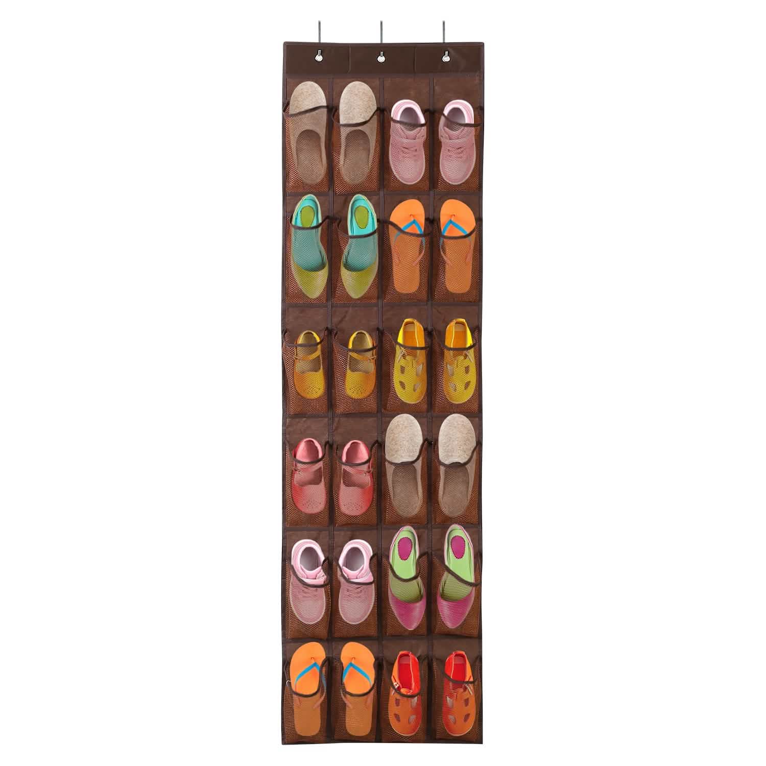 24 Pockets Over the Door Shoe Rack DailySale