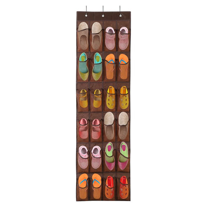 24 Pockets Over the Door Shoe Rack DailySale
