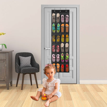 24 Pockets Over the Door Shoe Rack DailySale