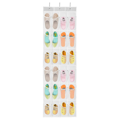 24 Pockets Over the Door Shoe Rack DailySale
