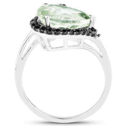 3.42 Carat Genuine Multi Stone .925 Sterling Silver Ring Bids.com
