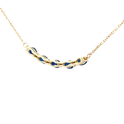 Sapphire Diamond Fashion Pendants 10KT Yellow Gold Bids.com