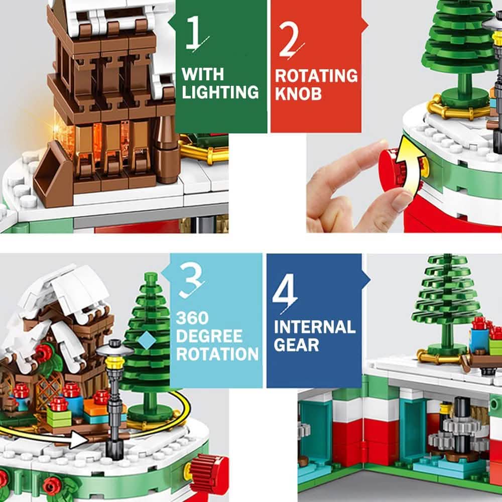 249-Piece: Christmas Building Blocks Toy Set DailySale