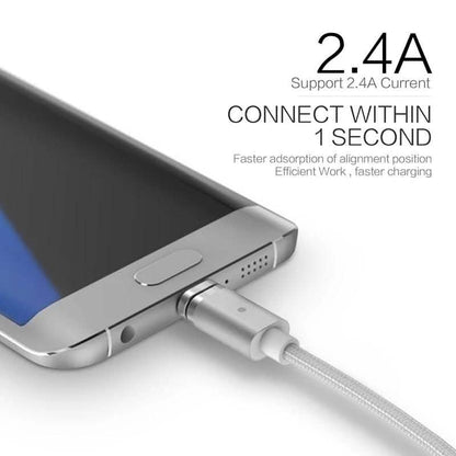 (2.4A) Magnetic Micro USB Sync Data Charging Cable DailySale