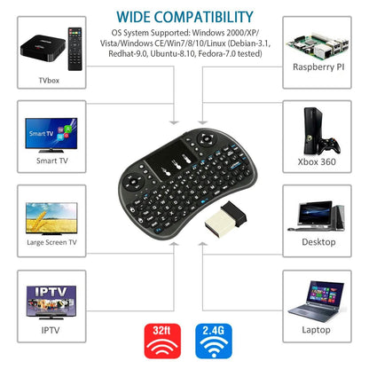 2.4G Mini Wireless Keyboard Touchpad DailySale