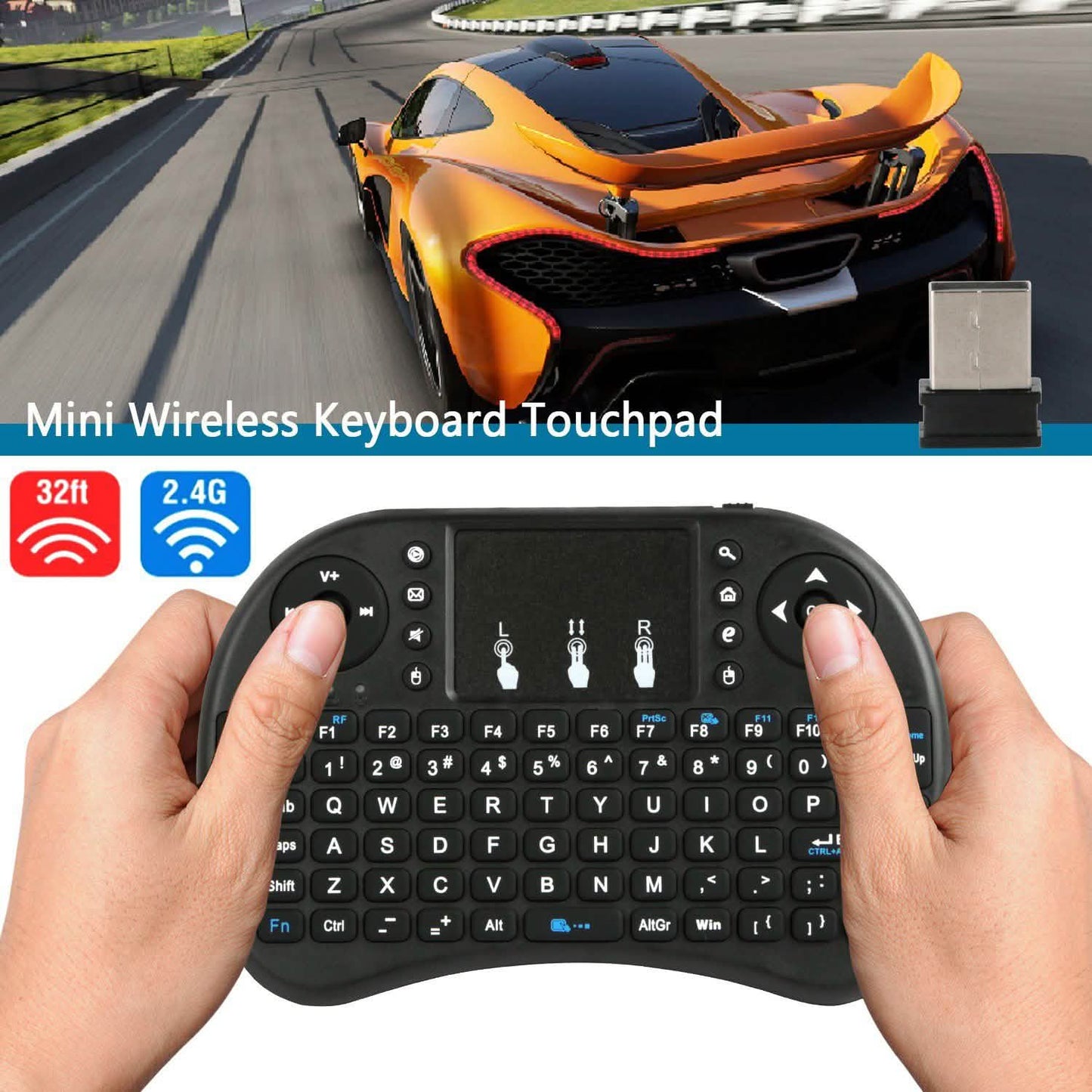 2.4G Mini Wireless Keyboard Touchpad DailySale