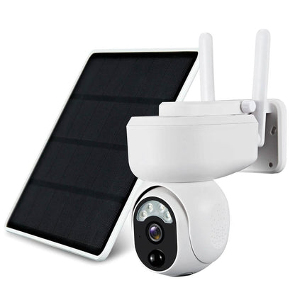2.4G Wifi Solar Wireless 1080P Surveillance Camera with Flood Light Night Vision DailySale