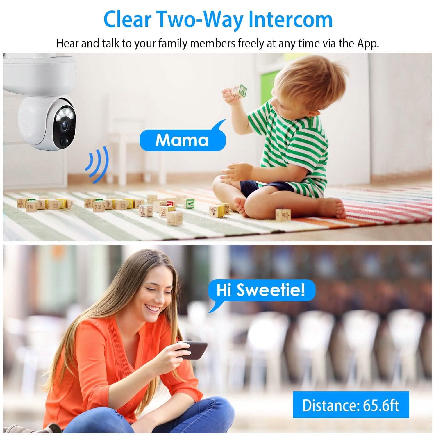 2.4G Wifi Solar Wireless 1080P Surveillance Camera with Flood Light Night Vision DailySale