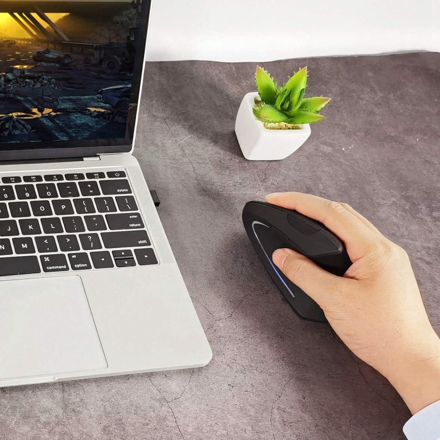 2.4G Wireless Vertical Mouse Ergonomic Optical Mice DailySale