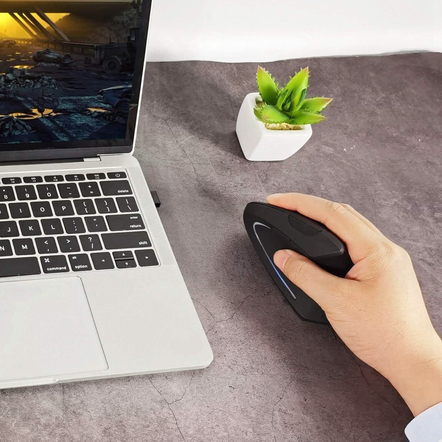 2.4G Wireless Vertical Mouse Ergonomic Optical Mice DailySale
