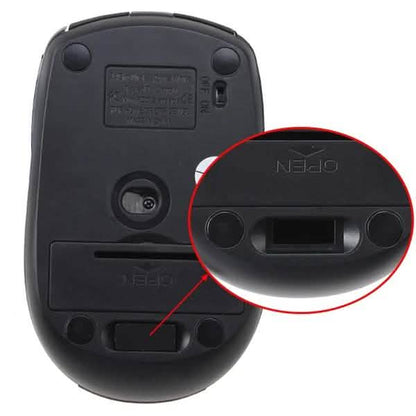 2.4GHz Wireless Optical Mouse USB Receiver Adjustable DPI for PC Laptop Desktop DailySale