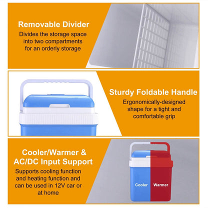 24L 12V Car Portable Refrigerator Travel Cooler DailySale